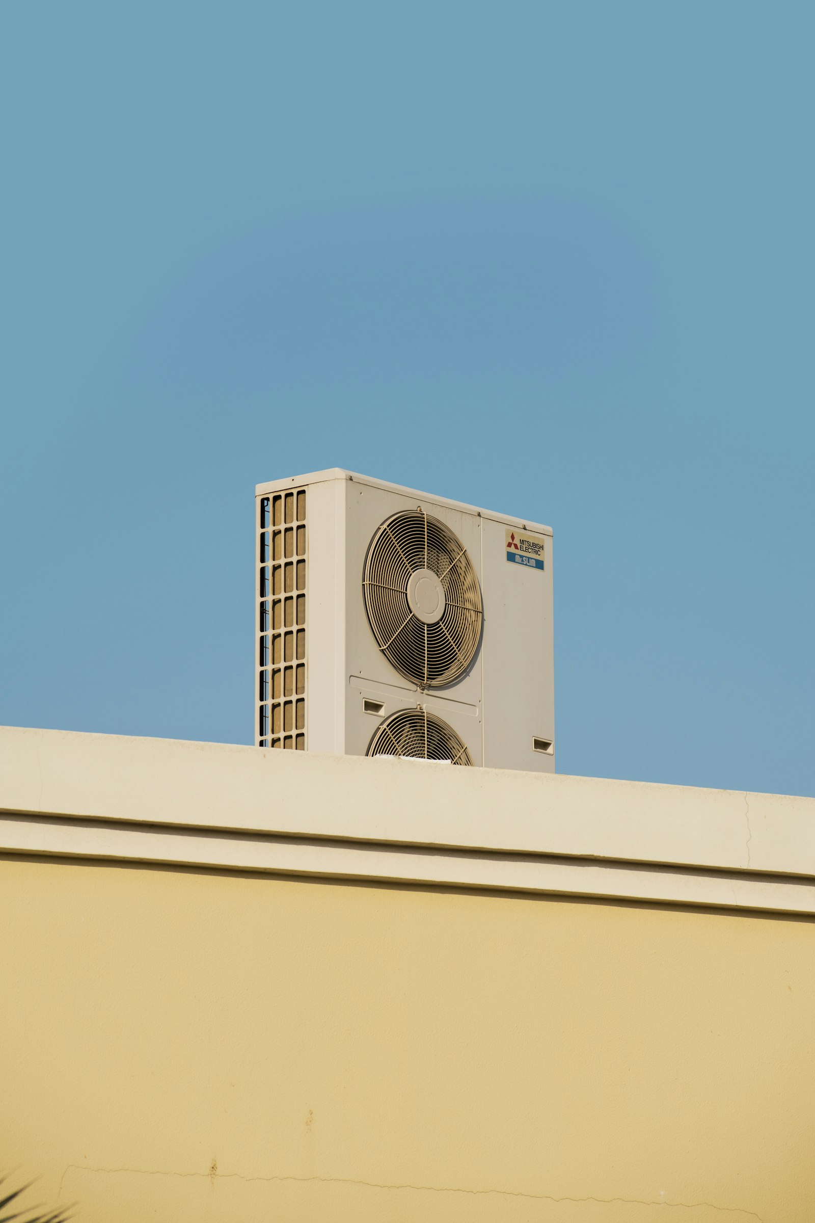 Commercial rooftop HVAC condenser